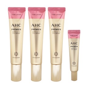 홈쇼핑 동일 AHC 아이크림 시즌12 최신상 앰플인 6각존 코어리프팅 김혜수 40ml 3개+12ml 1개