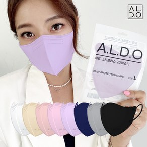 알도 ALDO 새부리형 어른용 대형 여름용 컬러마스크 25매, 25개입, 1개, 파스텔톤