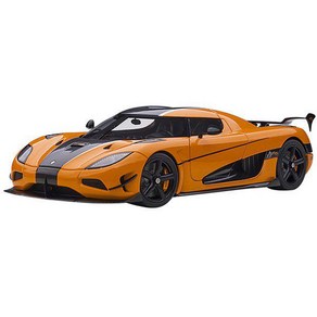 AUTOat 오토아트 79023 1/18스케일 Koenigsegg Agea RS 코닉세그 아제라 RS 오렌지/카본 블랙 [다이캐스트 미니카], 단일, 1개