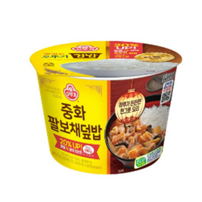 오뚜기 컵밥 중화팔보채덮밥 간편식 자취 캠핑간이식 기타즉석식품, 310g, 2개