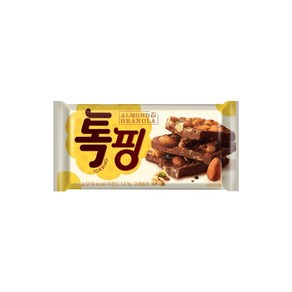 오리온 톡핑 아몬드 그래놀라 43g + 톡핑 헤이즐넛 그래놀라 43g 오 그래놀라바, 1개