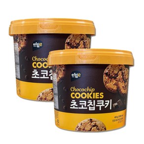 아임이)초코칩쿠키400g 총 편의점 대용량 과자 스낵, 2개, 400g