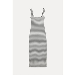 ZARA 정품 자라 STRETCH 니트 MIDI DRESS 여성 상품번호: 5584/627/105