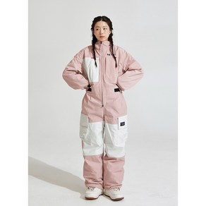 MR 25 JUMPSUIT 01 CORAL 모이라 보드복 점프수트 일체형 커플 공용 여성 남성 스노우보드복