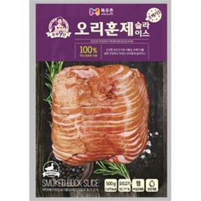 목우촌 주부9단 오리훈제슬라이스 500G (신선식품), 1개