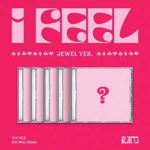 (여자)아이들 / I feel 미니앨범 6집 Jewel Ve (1종버전랜덤/L200002589), 포스터선택안함