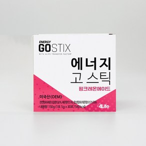 포라이프 에너지음료 에너지 고스틱 저카페인 30포, 핑크 레몬에이드 30포, 150g, 30개