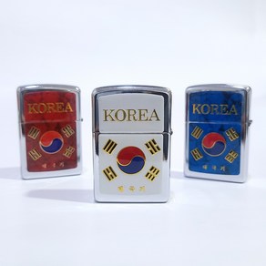 한국 전통 오일 라이터 태극기 KOREA Oil lighte 기념품 선물 공예품