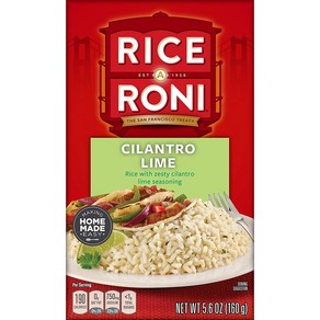 Rice-A-Roni Cilantro Lime Rice-A-Roni Cilantro Li Rice-A-Roni 고수 라임 Rice-A-Roni 고수 라임 5.6oz 12