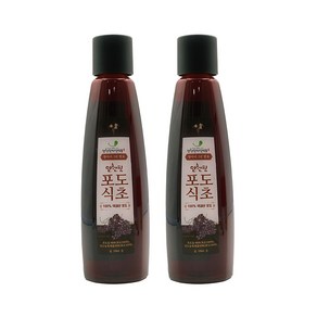 [항아리3년발효] 안현필 천연발효 포도식초, 2개, 550ml