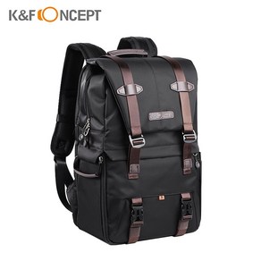 K&F CONCEPT KF13.092 DSLR 카메라 백팩, 블랙, 1개