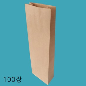 바게트 각대봉투 크라프트 100장 무지 마늘빵 식품지 종이포장 베이커리