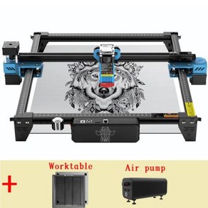 레이저조각기 CNC조각 금속절단기 Twotees 레이저 조각 기계 TTS-55 PRO 40W TTS-10PRO 80W 금속 조각사 Wifi 제어 MDF 릴산 절단기, 1개