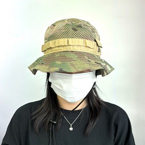 [국내정식매장] 뉴에라 버킷햇 멀티캠 어드벤처 버킷 햇 멀티 카모 벙거지 모자