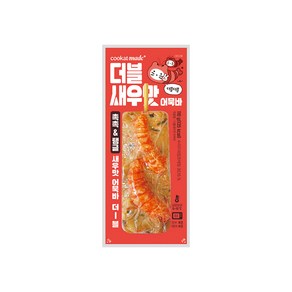 쿠캣 더블새우맛 어묵바, 3개, 110g