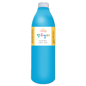 키즈망고 망고컬러 물감놀이, 1000ml, 블루