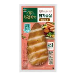 더건강한 닭가슴살 통살훈제, 100g, 4개