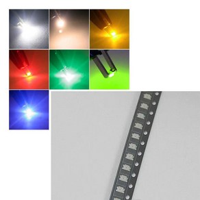 [100개단위]SMD 칩 LED 1608(0603)2012(0805), 1608(0603) YELLOW