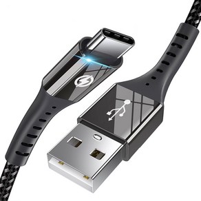 [ES] USB 고속충전 갤럭시 C타입케이블 고급형, 0.5m+2.4m, 1개