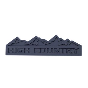 HIGH COUNTRY 엠블럼 / 하이컨트리 엠블렘 스티커 (쉐보레 콜로라도 트래버스), 블랙무광