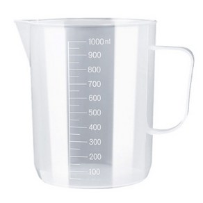 투명 계량컵 요리 베이킹 계량용기 미니계량컵 계량컵1000 가정용계량컵, 500ml, 1개