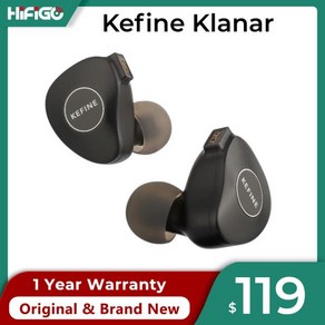 무선인이어 KEFINE Klana 평면 드라이버 인이어 모니터 2 핀 0.78 분리형 케이블 포함 14.5mm, 02 Klana 3.5mm