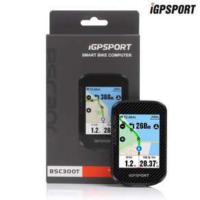 iGPSPORT BSC300T 터치스크린 자전거 속도계, 1개, 블랙