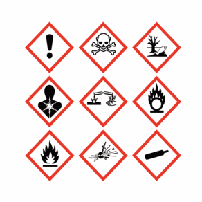 MSDS 경고문자 GHS 그림문자 경고표지 픽토그램 스티커, 디자인9