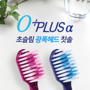 오플러스 칫솔 초슬림 광폭헤드, 1개, 일반모