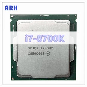 코어 i7-8700K i7 3.7 GHz 6 12 스레드 CPU 프로세서 95W LGA 1151, 한개옵션0