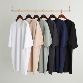 빅사이즈 반팔 무지 티셔츠 4XL 5XL 6XL 7XL 8XL 오버핏 기능성 여름 쿨론티