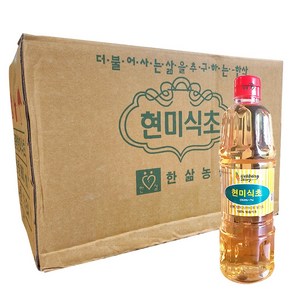 한삶 현미식초 900ml, 15개