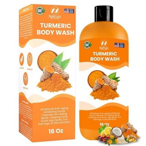 Tumeic Body Wash – Skin Bightening Tumeic Soap fo Dak Spots Hypepigmentation – Exfoliating T, 1개