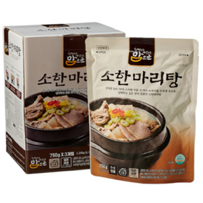 맘으로 뼈없는 소한마리탕 750g x 3입, 3개