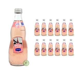 푸드올마켓_ 로리나 스파클링 핑크레모네이드 한박스 (330ml x 12ea), 330ml