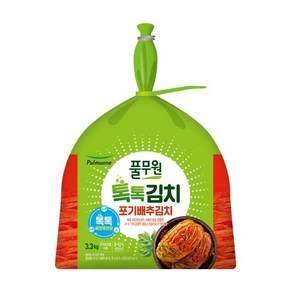 풀무원 톡톡 포기김치, 3.3kg, 1개