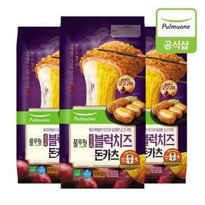 풀무원 군고구마 블럭치즈 돈카츠, 420g, 3개