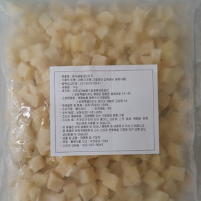 감자 냉동 삶은감자 1kg 증숙냉동네모감자 식재료 간편조리 볶음 조림 카레 짜장 샐러드 스튜 냉동감자, 1개, 증숙냉동네모감자_1kg