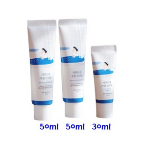 라운드랩 자작나무 수분 선크림 50ml+50ml+30ml 대용량, 1개