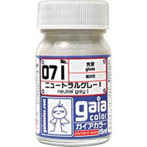 gaianotes 가이아노츠 071 [가이아 컬러 071 뉴트럴 그레이 I 15mL 광택], 단일, 1개