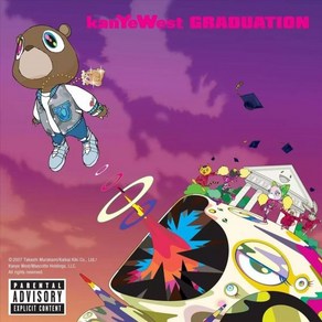 Kanye West Fomat Audio CD 앨범 Gaduation Explicit Lyics 미국 발송