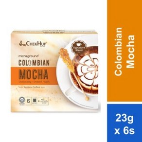 첵헙 Chek Hup Micogound Colombian Cappuccino 23g x 6s 말레이시아 콜롬비아 라떼 모카 카푸치노 사탕커피, 1개, 6개입