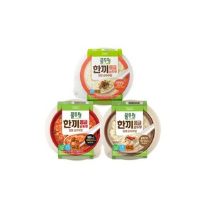 풀무원 한끼 몽글 순두부탕 (기본+짬뽕+들깨) 3종 SET