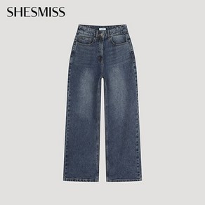 [쉬즈미스(SHESMISS)] [쉬즈미스] 스트레이트 크롭 데님 팬츠_SSMSLO32060_NA