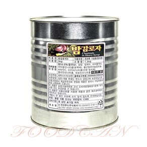 진산 밤 홀 3kg 감로자 밤통조림, 1개