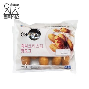 CJ 쉐프솔루션 크레잇 미니 크리스피 핫도그 (500g), 1개, 500g