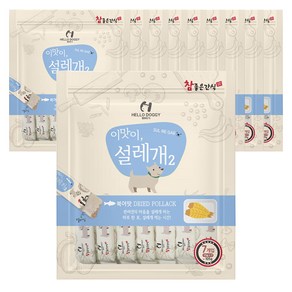 헬로도기 참좋은간식 설레개2 7p, 10개, 105g, 북어