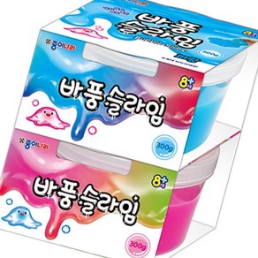 종이나라 바풍 슬라임, 분홍, 300g, 1개