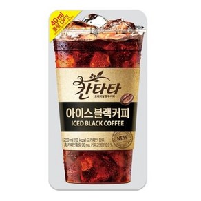 칸타타 아이스 블랙커피 파우치커피 230ml x 30개