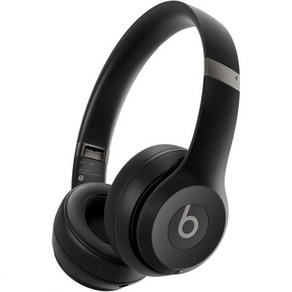 Beats Solo 4 무선 블루투스 온 이어 헤드폰 Apple & Andoid 호환 최대 50시간 배터리 수명 Cloud Pink, Matte Black_Solo4  Without Ap